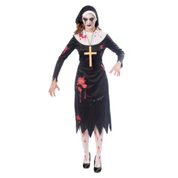 Amscan Dámsky kostým - Zombie mníška Veľkosť - dospelý: M