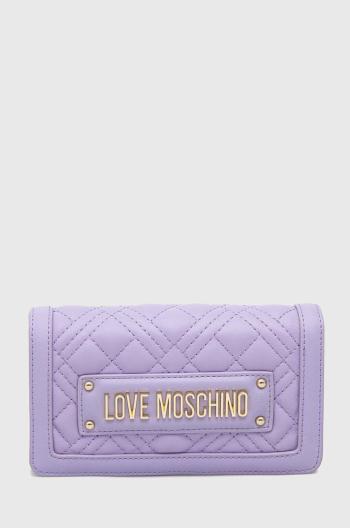 Peňaženka Love Moschino dámsky, fialová farba