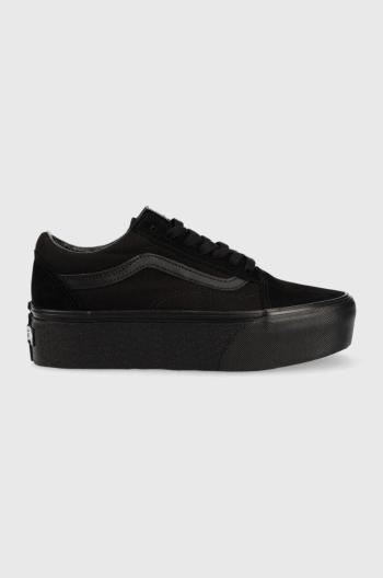 Tenisky Vans Old Skool dámske, čierna farba