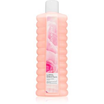 Avon Senses L'amour Sunrise pena do kúpeľa s vôňou ruží 500 ml