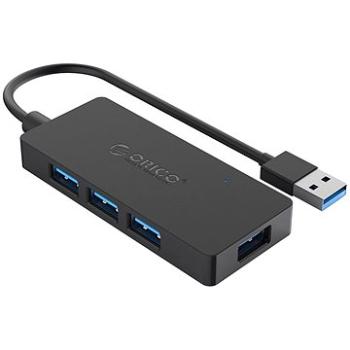 Orico USB-A Hub 4× USB 3.0 + micro USB input White (HS4U-U3-BK-BP)