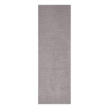 Svetlosivý behúň Mint Rugs Supersoft, 80 x 250 cm