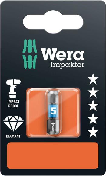 Wera 840/1 IMP DC Impaktor Bits SB SiS inbusový bit 4 mm  nástrojová ocel legované, diamantová vrstva D 6.3 1 ks