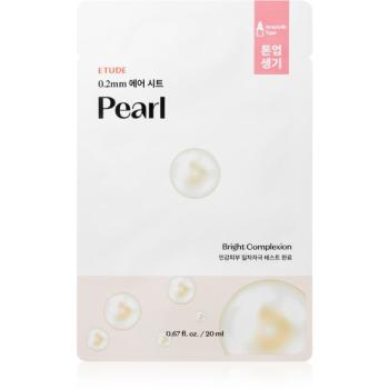 ETUDE 0.2 Therapy Air Mask Pearl rozjasňujúca plátienková maska s revitalizačným účinkom 20 ml