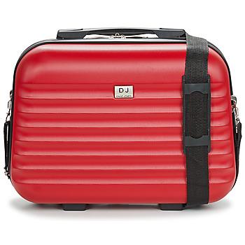 David Jones  Pevné cestovné kufre BA-1050-4-vanity  Červená