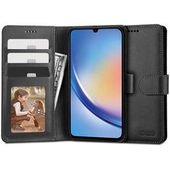 Tech-Protect Wallet knižkové puzdro na Samsung Galaxy A34 5G, čierne (TEC931400)