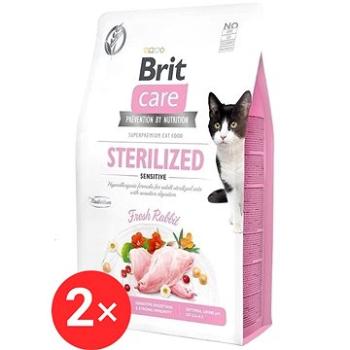 Brit Care Cat Grain-Free Sterilized Sensitive 2 × 0,4 kg (KRMK032ss)