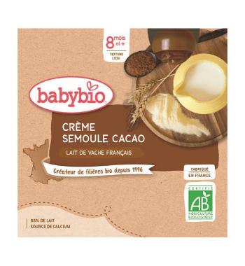 BABYBIO Kapsička krém, kakao, krupička (4x 85 g)