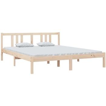 Rám postele masívne drevo 160 × 200 cm, 814894