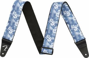 Fender 2'' Hawaiian Strap Blue Floral Gitarový pás Blue