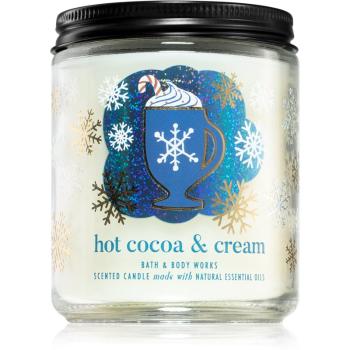 Bath & Body Works Hot Cocoa & Cream vonná sviečka 198 g