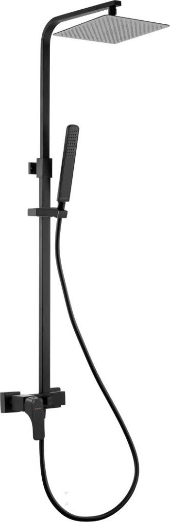 DEANTE - Hiacynt čierna - Sprchový stĺp, so sprchovou batériou NAC_N1QM