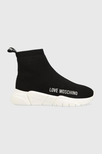 Tenisky Love Moschino čierna farba, JA15343G1HIZ4000