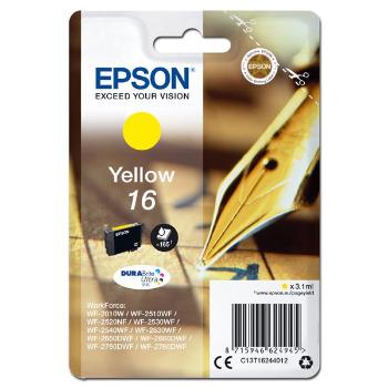 EPSON T1624 (C13T16244012) - originálna cartridge, žltá, 3,1ml