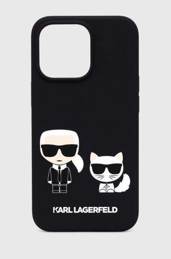 Puzdro na mobil Karl Lagerfeld iPhone 13 Pro / 13 6,1 čierna farba