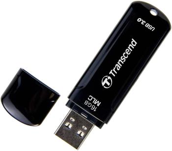 Transcend JetFlash™ 750K USB flash disk 16 GB čierna TS16GJF750K USB 3.2 Gen 1 (USB 3.0)