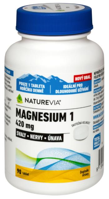 NatureVia Magnesium 1 - 420 mg 90 tabliet