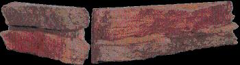 Krajovka Vaspo Skála ohnivá oranžovočervená 8,6x21,5 cm V55101