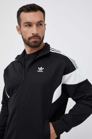 Mikina adidas Originals pánska, čierna farba, vzorovaná