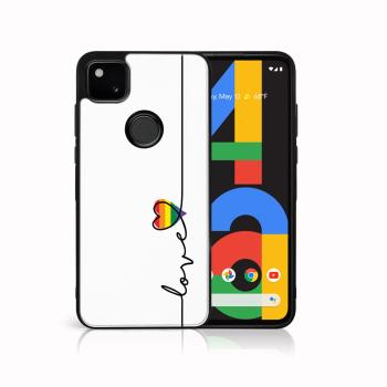 MY ART Silikónový kryt Google Pixel 4a LOVE (054)