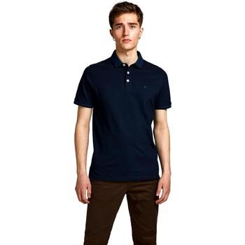 Jack & Jones  Polokošele s krátkym rukávom POLO AZUL CLASICO HOMBRE JACK JONES 12136668  Modrá