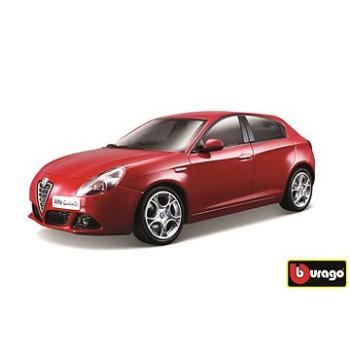 Bburago Kovový model auta Alfa Romeo Giulietta metalíza červená 1 : 24 (4893993011858)