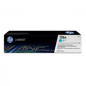 HP originál toner CE311A, cyan, 1000str., HP 126A, HP LaserJet Pro CP1025, 1025nw, MFP M175, O, azurová