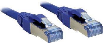 LINDY 47148 RJ45 sieťové káble, prepojovacie káble CAT 6A S/FTP 1.50 m modrá s ochranou 1 ks