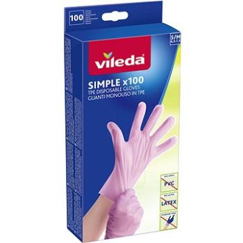 VILEDA Simple rukavice S/M 100 ks (4023103234932)