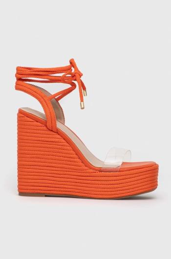 Sandále Aldo Devonteriel dámske, oranžová farba, na kline