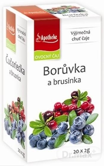 Apotheke Premier Selection Čaj Čučoriedka+Brusnica