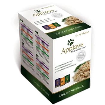 Applaws kapsička Cat multipack kurací výber 12× 70 g (5060122496599)