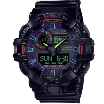 Casio G-Shock GA-700RGB-1AER - 30 dní na vrátenie tovaru, Garancia originality