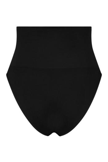 Čierne bezšvové nohavičky s vysokým pásom Seamless High Waist Brief