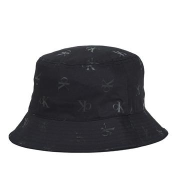 Calvin Klein Jeans  Klobúky SPORT ESSENTIALS BUCKET HAT AOP  Čierna