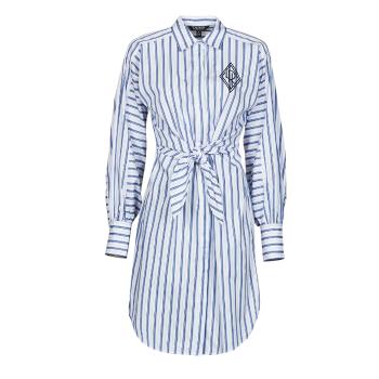 Lauren Ralph Lauren  ESSIEN-LONG SLEEVE-DAY DRESS  Krátke šaty Modrá