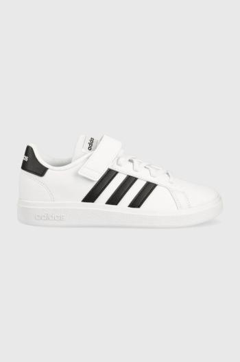 Detské tenisky adidas Grand Court 2.0 biela farba