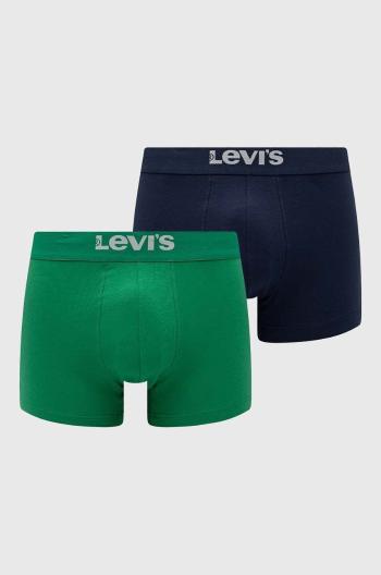 Boxerky Levi's 2-pak pánske, zelená farba