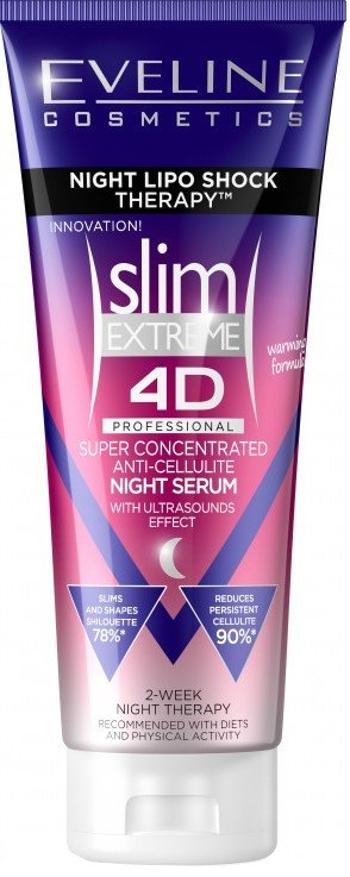 EVELINE COSMETICS Slim Extreme 4D Nočné sérum 250 ml