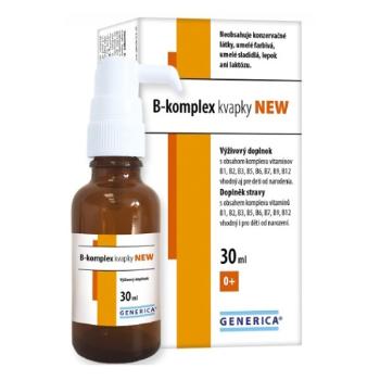 GENERICA B-komplex kvapky pre deti od narodenia 30 ml