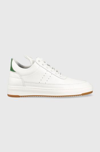 Kožené tenisky Filling Pieces Low Top Bianco biela farba, 10127791926