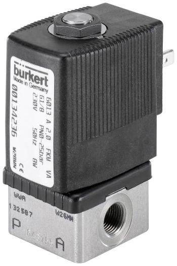 Bürkert priamo riadený ventil 134233 6013 24 V/DC G 1/8 objímka Menovitá vzdialenosť 2 mm  1 ks