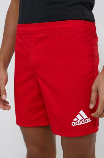 Šortky adidas Performance DY8499 pánske, červená farba,