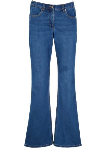 Rozšírené džínsy so strečovým podielom a čiastočne elastickým pásom