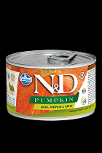 N&D DOG PUMPKIN Adult Boar & Apple Mini 140g 1 + 1 zadarmo