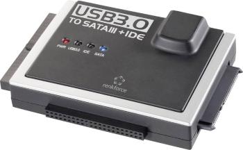 SATA, IDE, USB konvertor Renkforce  RF-3833988, 1.20 m, čierna