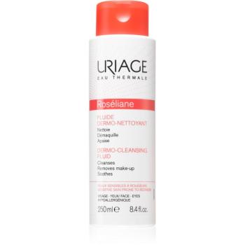 Uriage Roséliane Dermo-Cleansing Fluid čistiaci fluid pre citlivú pleť so sklonom k začervenaniu 250 ml