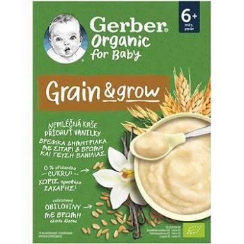 GERBER Organic nemliečna kaša s príchuťou vanilky 200 g (8445290203380)