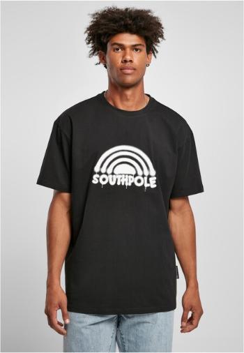 Southpole Spray Logo Tee black - M