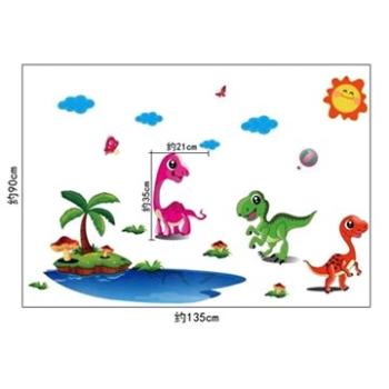 RC Ventures + 3D nalepovacie zvieratká na stenu – Dinosaury (7427283387797)